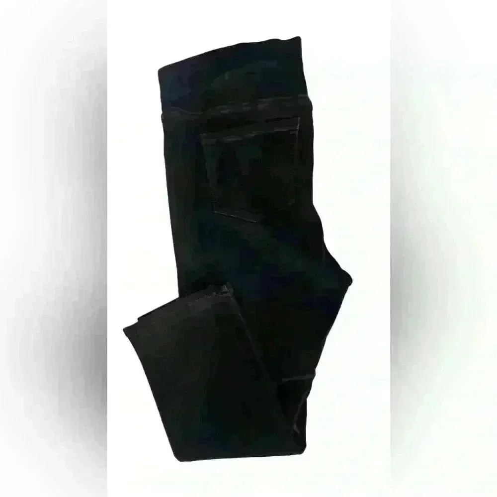 18 W Ankle/crop Liverpool Pull-on Jeggings in Black - Picture 2 of 12